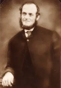 Portrait of Abraham Ruff, born 25 December 1812 in Zurich